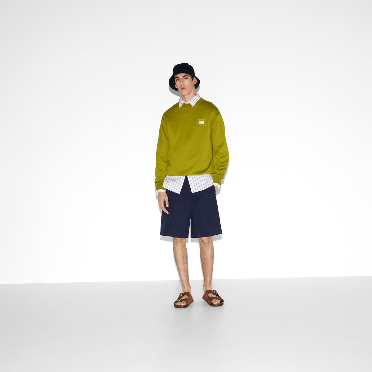 Cotton poplin shorts - 7
