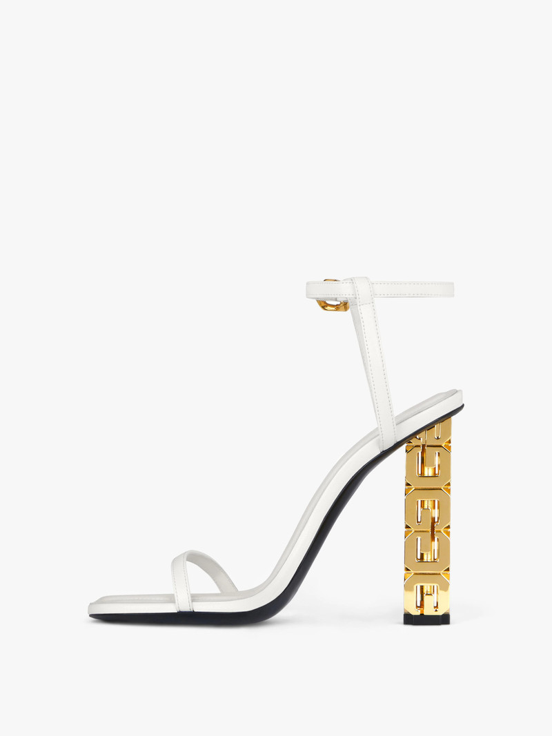 Givenchy G CUBE SANDALS IN LEATHER outlook