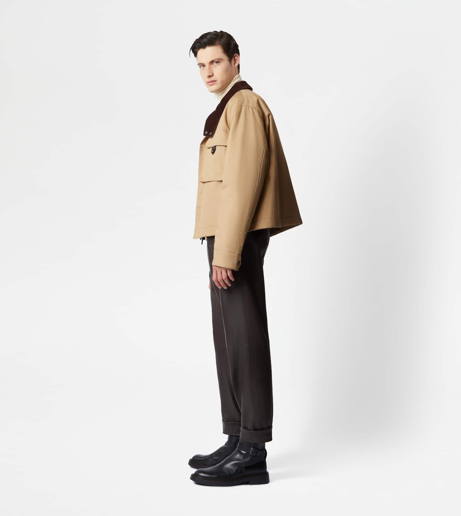 AVIATOR JACKET - BEIGE - 4