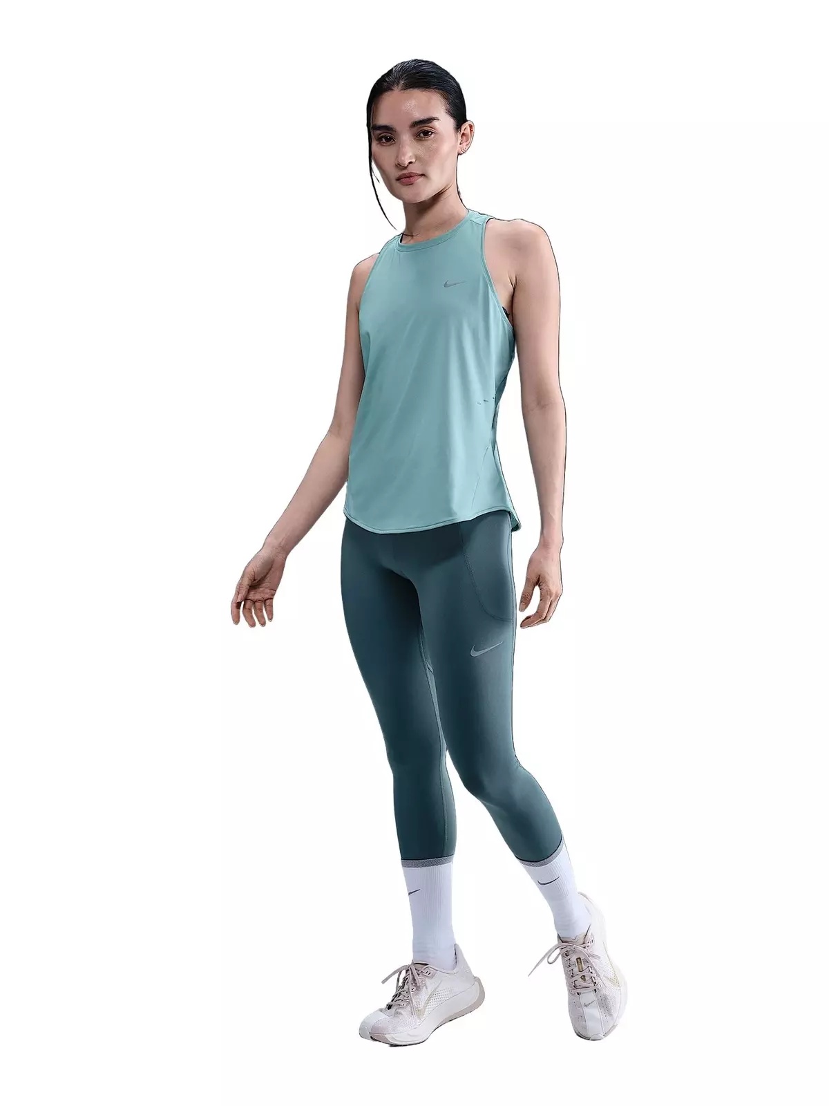 Women's Swift Dri-FIT Running Tank Top -Green - 4