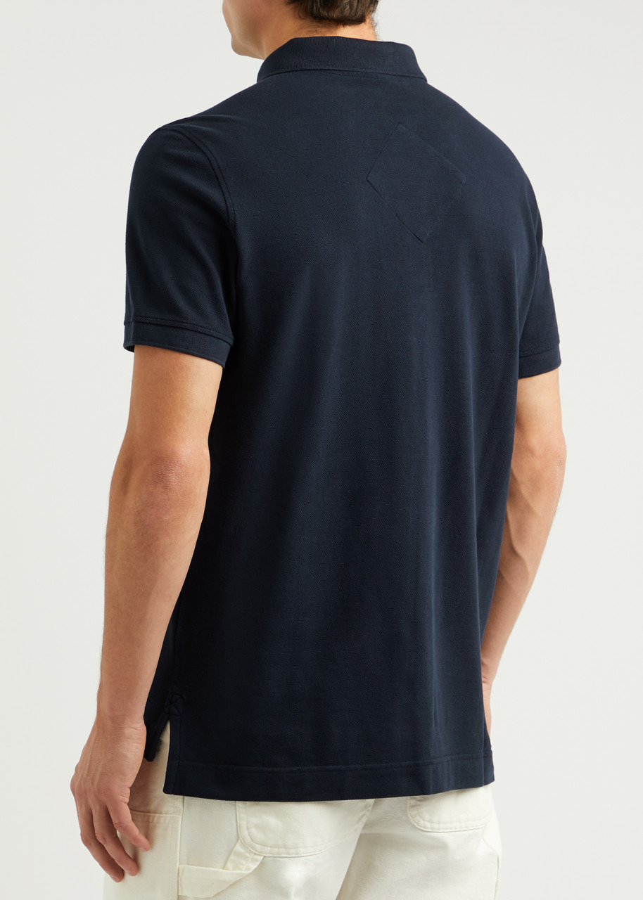 Beckley logo piqué cotton polo shirt - 3