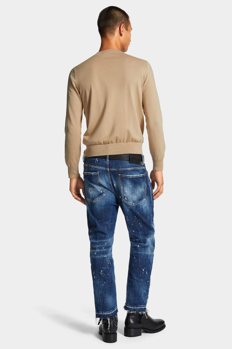 MEDIUM RIPPED WASH BRO JEANS - 4