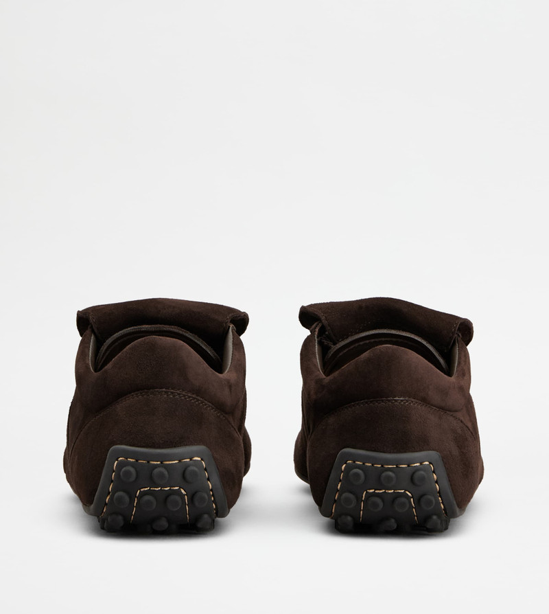 Tod's TOD'S T-MARATHON SNEAKERS IN SUEDE - BROWN outlook