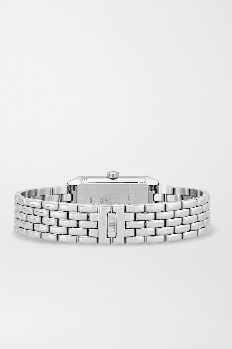 Reverso 고전적인 얇은 40.1mm x 24.4mm 중간 스테인리스 시계 7