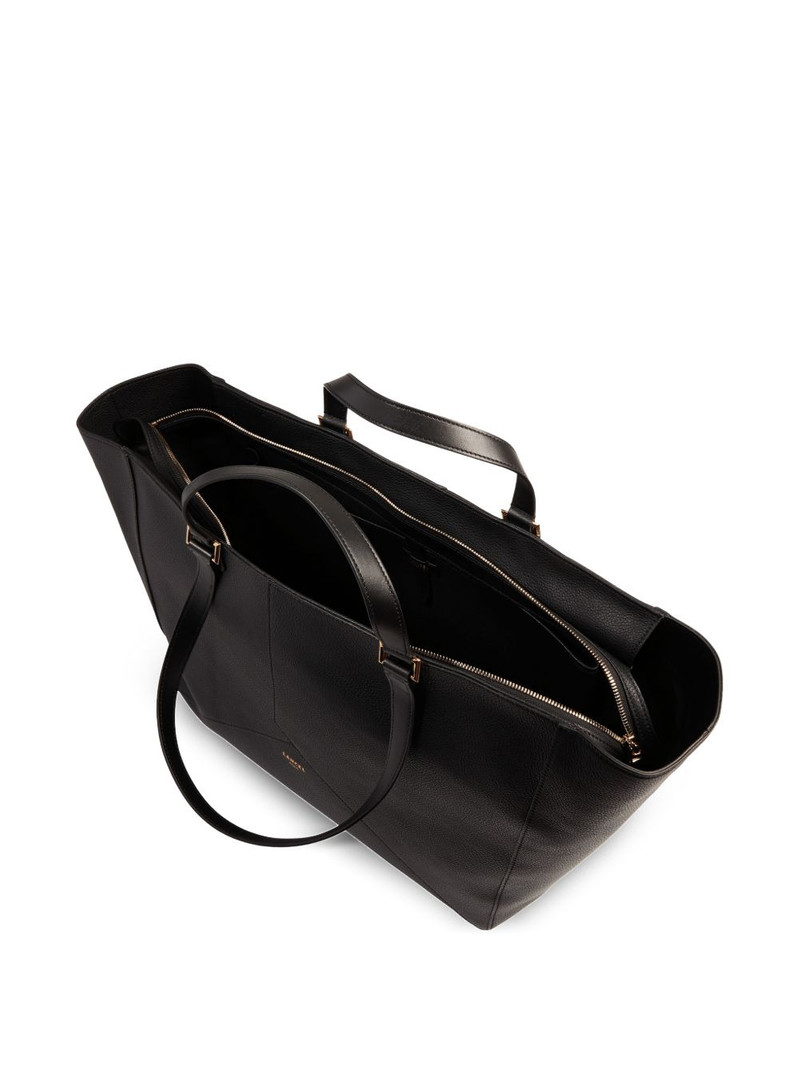 Envelope leather tote bag 3