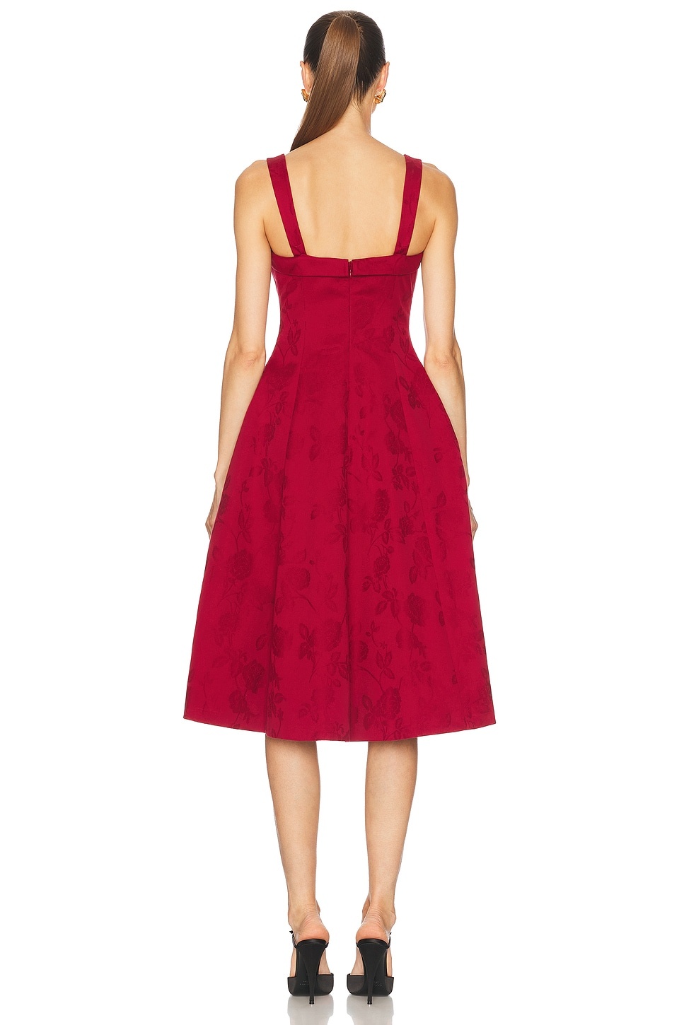 Sleeveless Button Down Midi Dress - 3