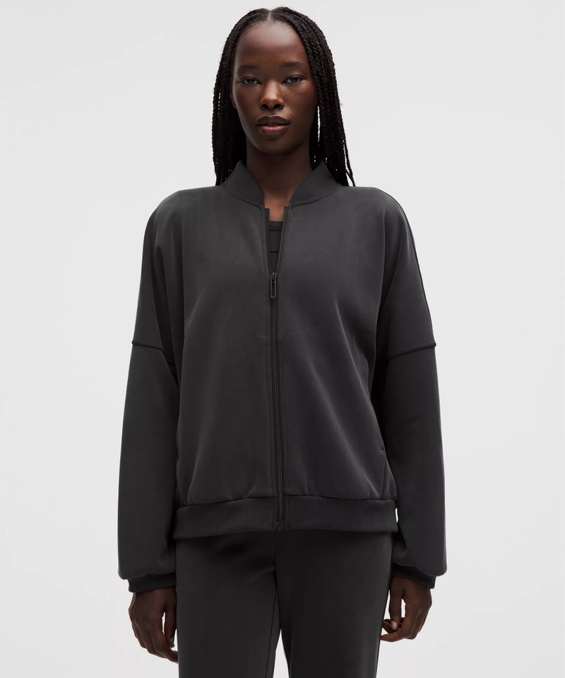 Brushed Softstreme Oversized Bomber Jacket 1