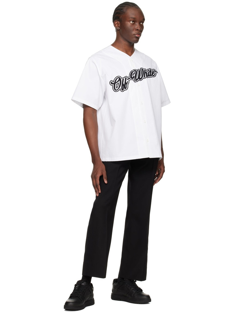 Off-White Black Formal Varsity Trousers outlook