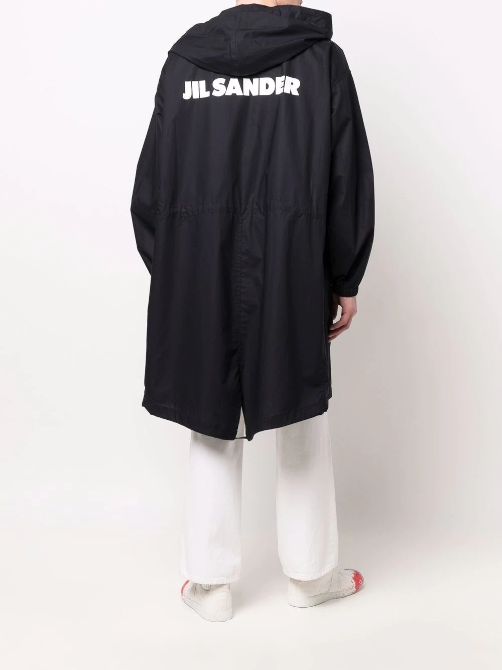 logo-print raincoat - 2