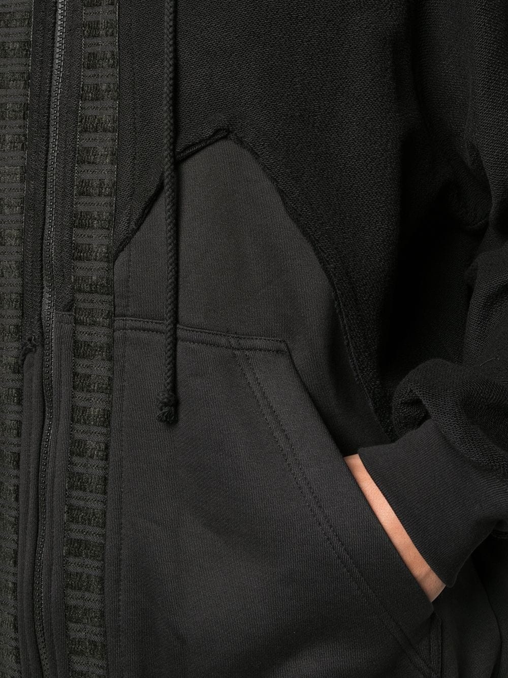 layered hodded jacket - 5