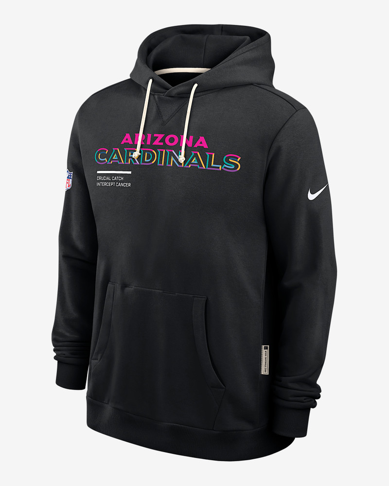 Arizona Cardinals Crucial Catch Sideline Men's Nike Dri-FIT NFL Pullover Hoodie - 1