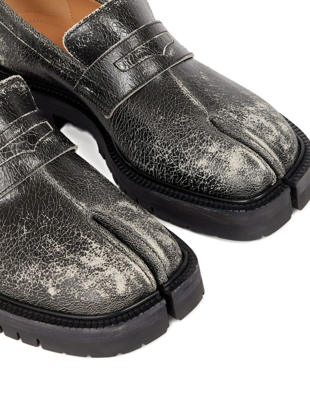 Taby County crackled loafers - 4