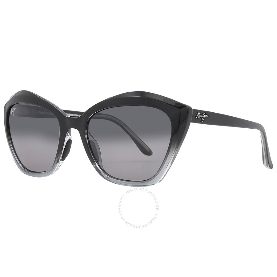Maui Jim Lotus Neutral Grey Butterfly Ladies Sunglasses GS827-02J 56 - 3