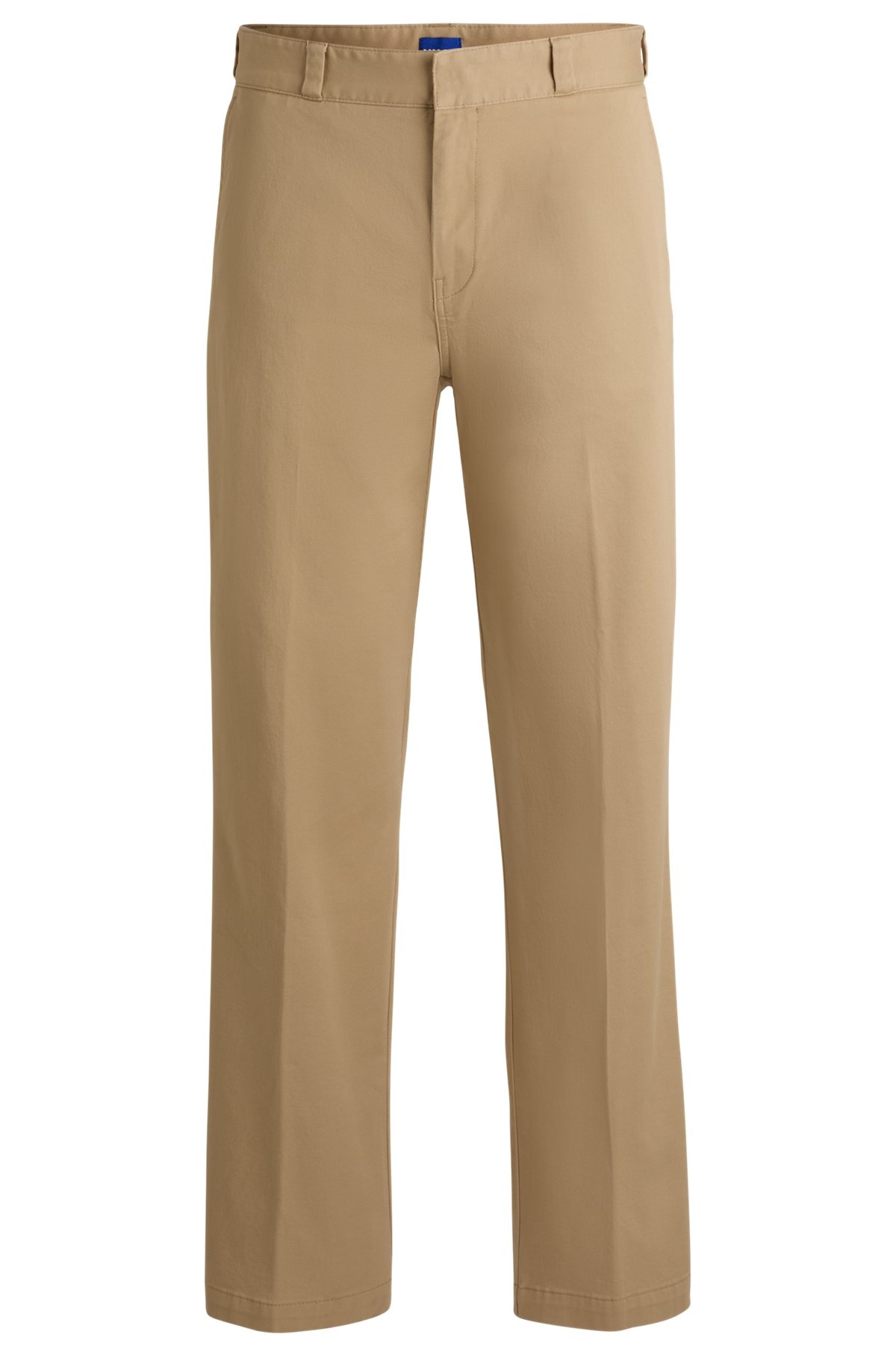 BAGGY-FIT TROUSERS IN COTTON TWILL - 1