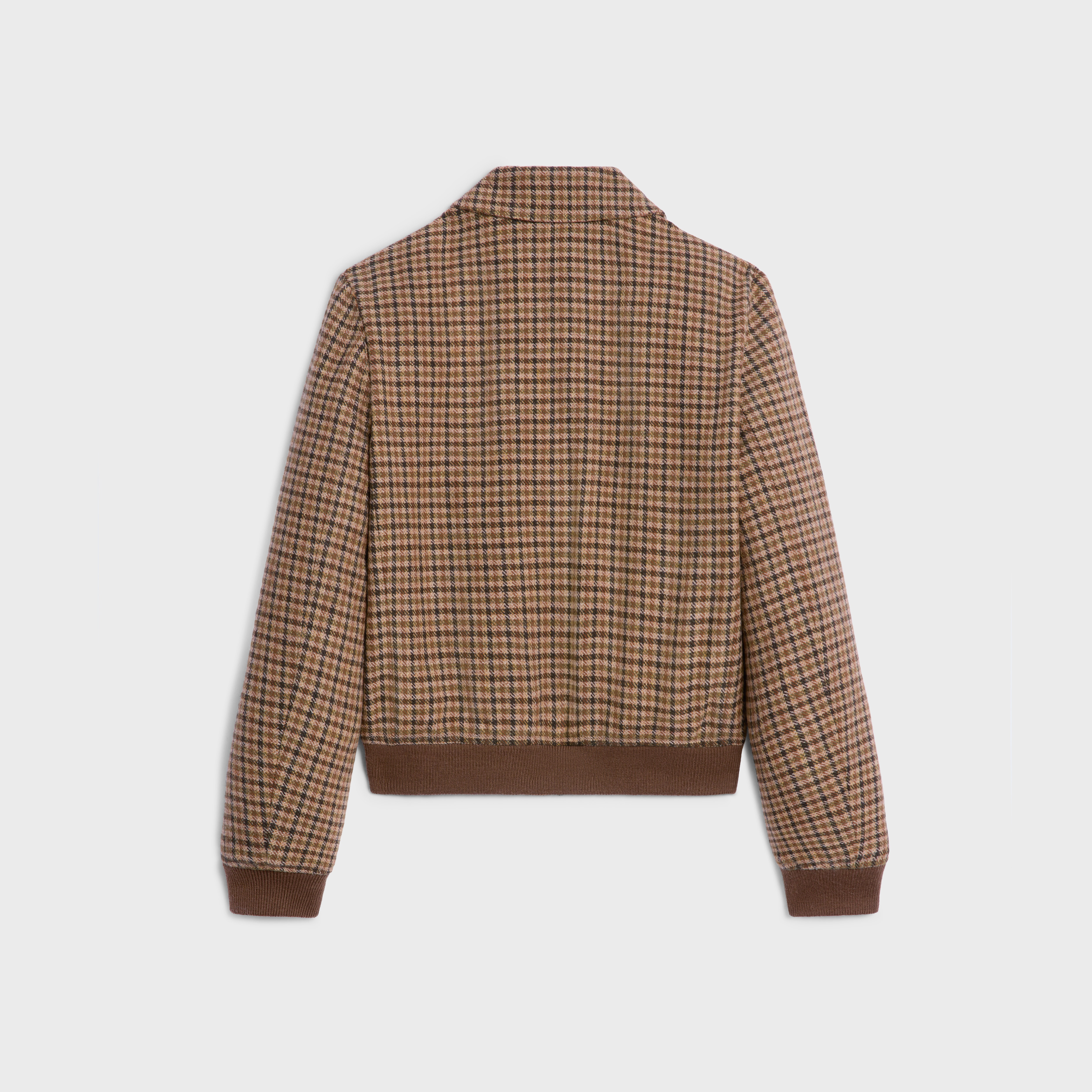 Chelsea blouson jacket in check wool - 2