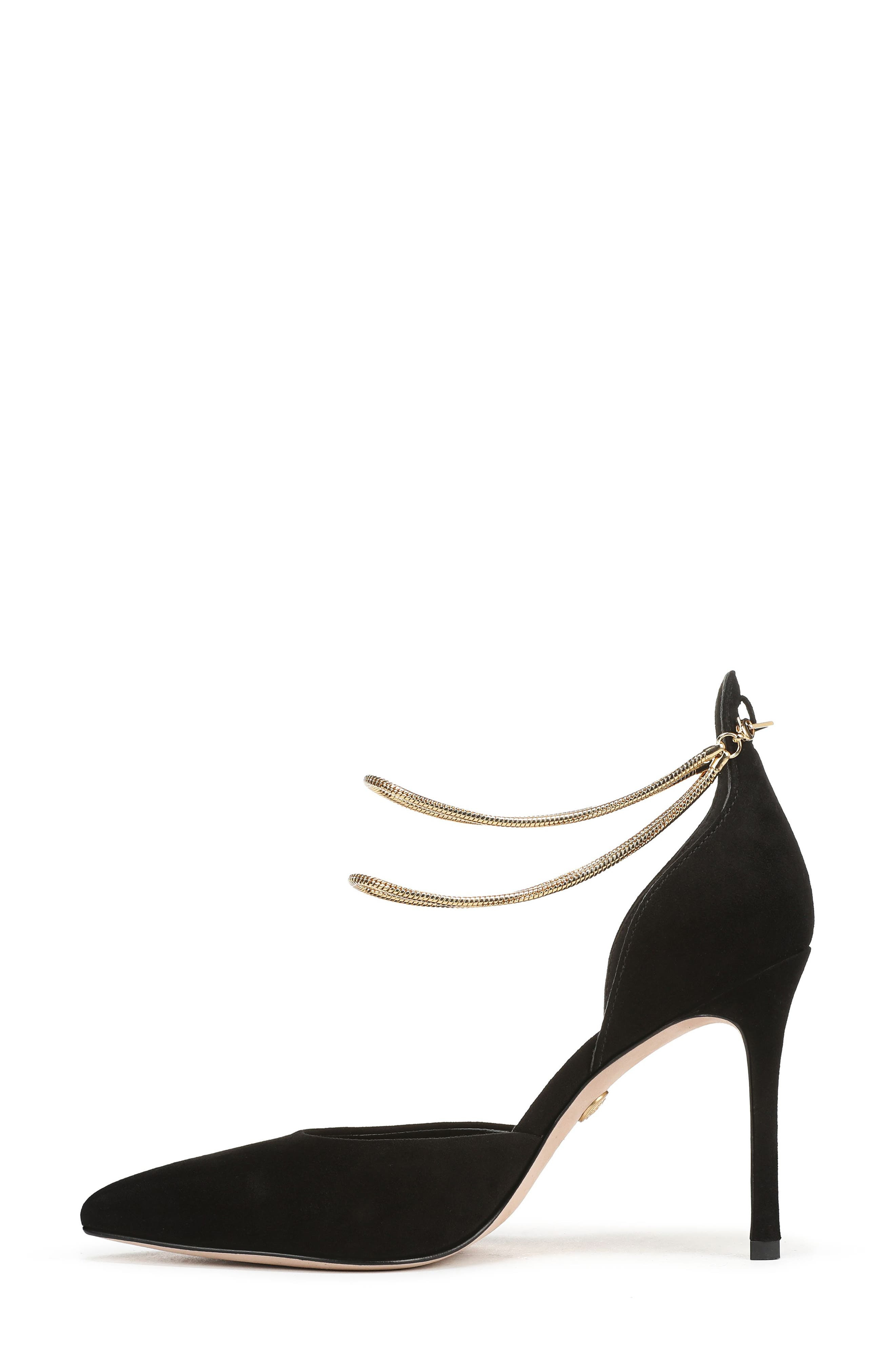 Veronica Beard Leandra Ankle Strap Pump in Black at Nordstrom - 8