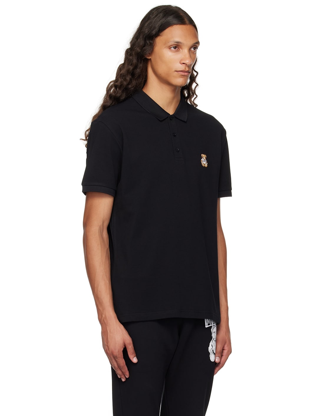 Black Teddy Patch Polo - 2