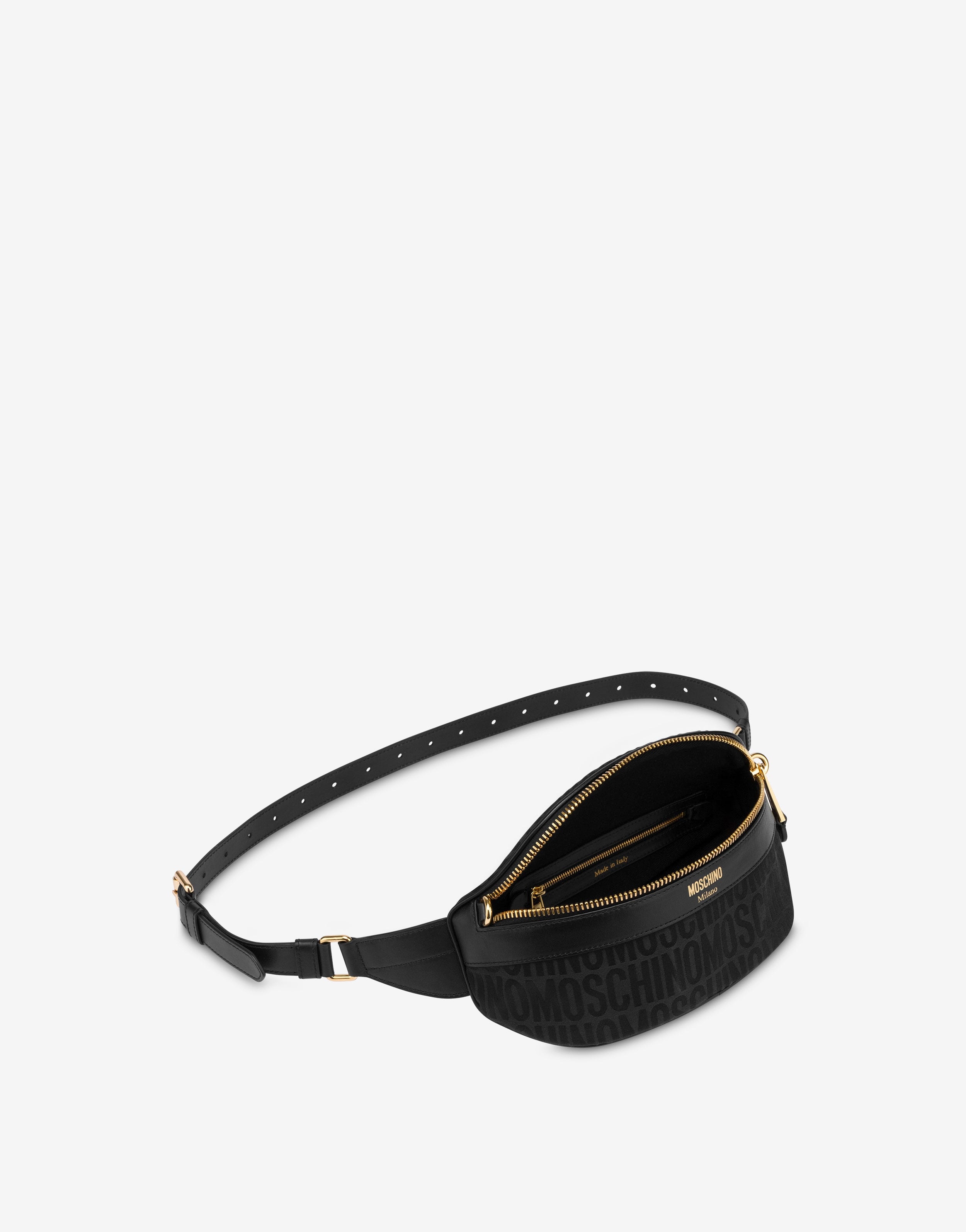 ALL-OVER LOGO NYLON BELT BAG - 3