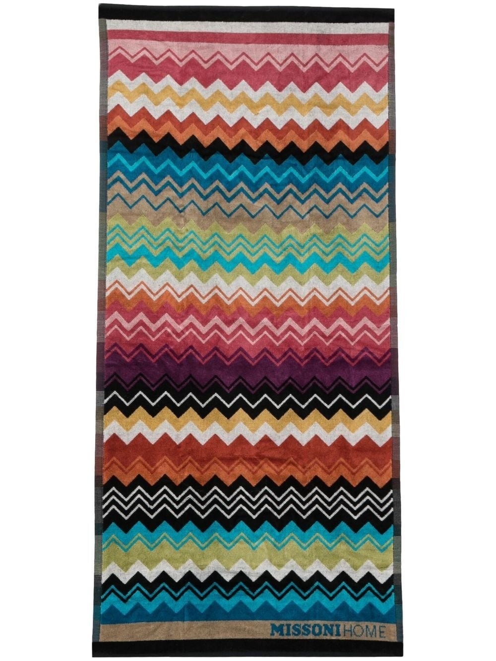 Giacomo zigzag pattern towel - 2