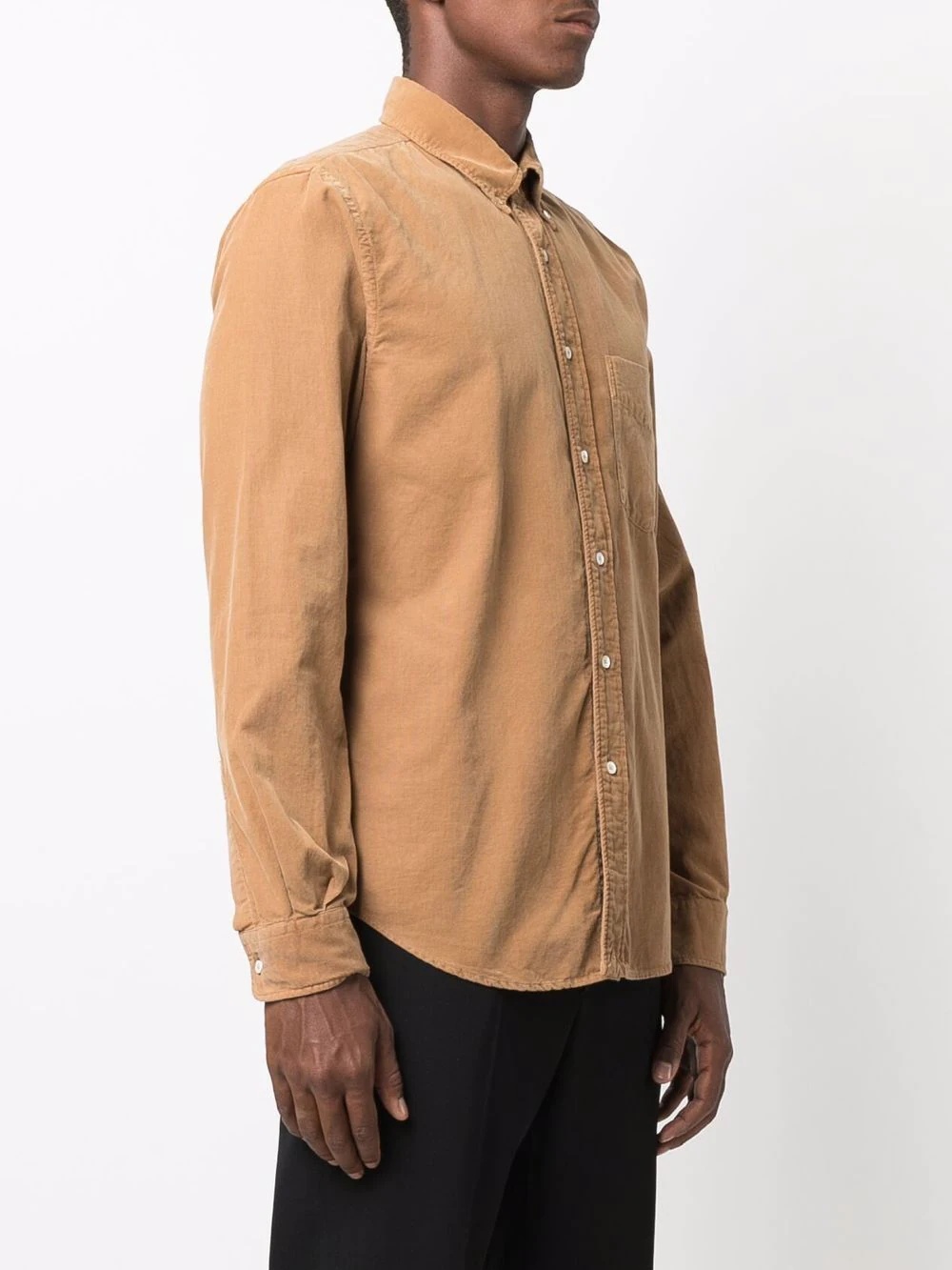 patch-pocket buttons-down shirt - 3