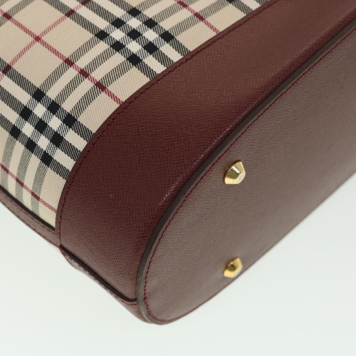 Burberry Nova Check Tote Bag Nylon Beige - 16