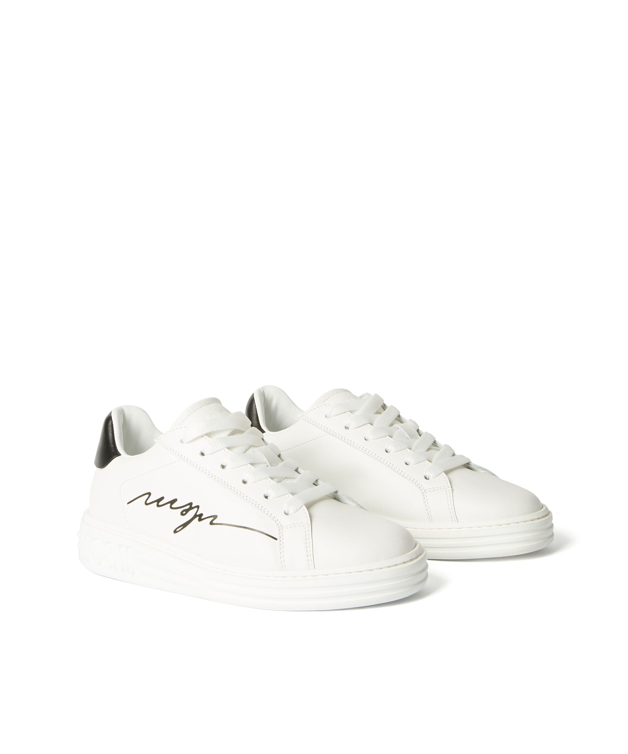 "Iconic" sneakers with cursive logo - 1