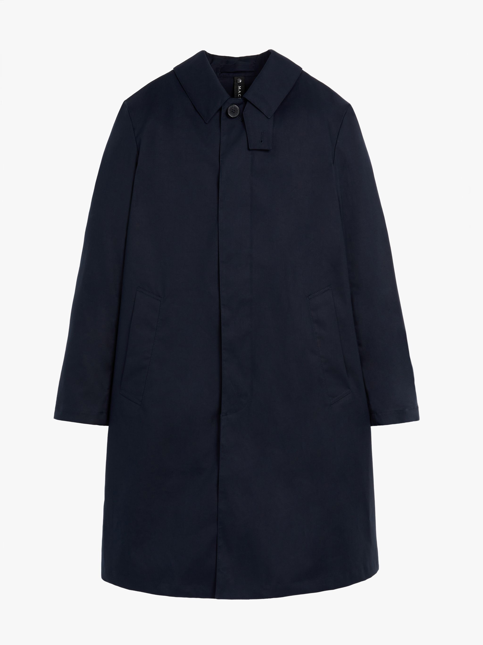 MANCHESTER NAVY RAINTEC COTTON 3/4 COAT - 1