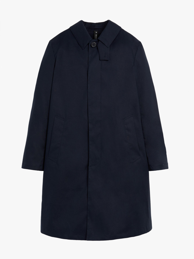 MANCHESTER NAVY RAINTEC COTTON 3/4 COAT 1