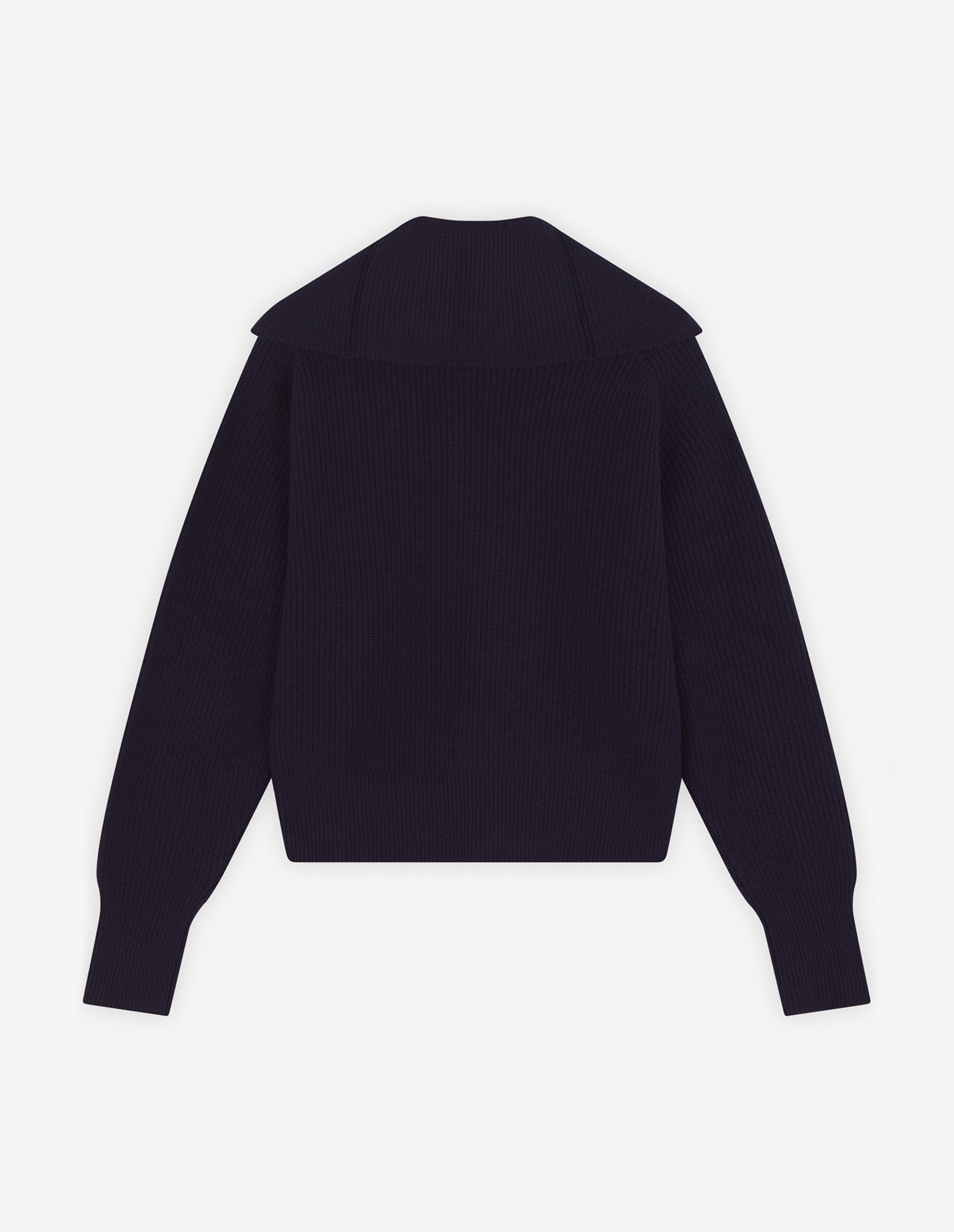 BOLD FOX HEAD PATCH HALF ZIP RIBBED JUMPER - 6