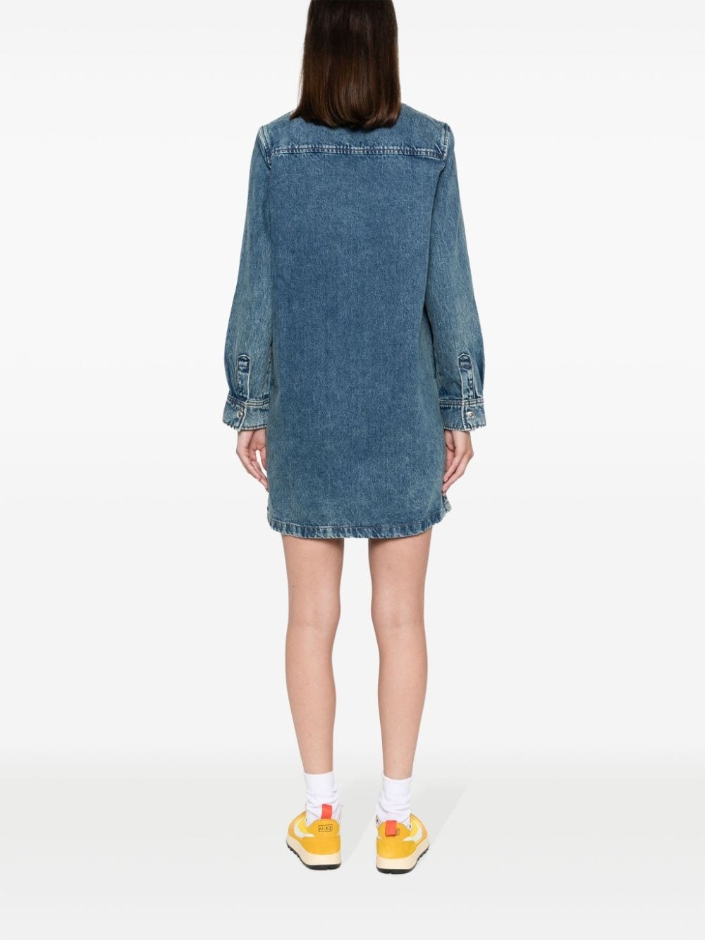 Mia denim long-sleeve dress - 4