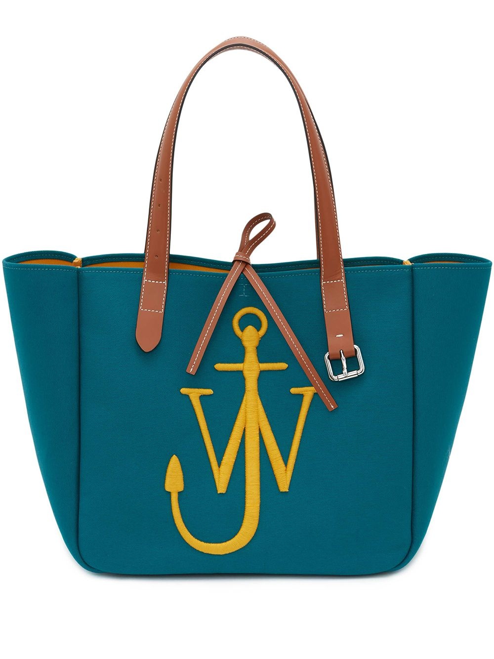 logo-embroidered tote bag - 1