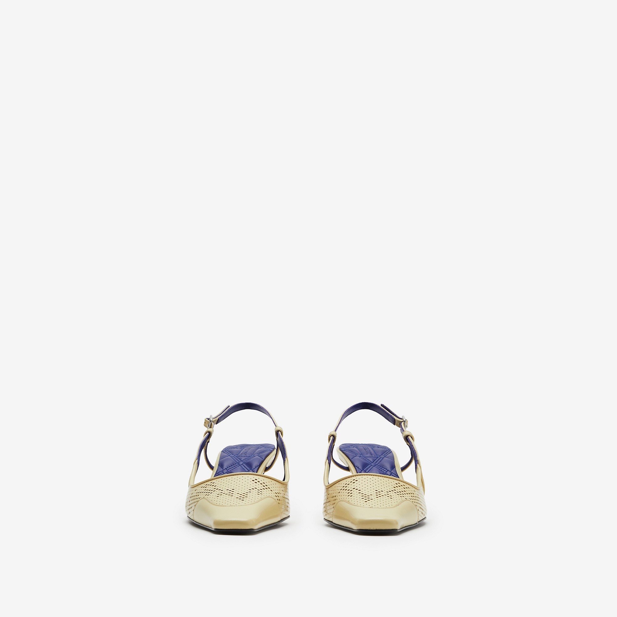 Leather Chisel Slingback Pumps​ - 3
