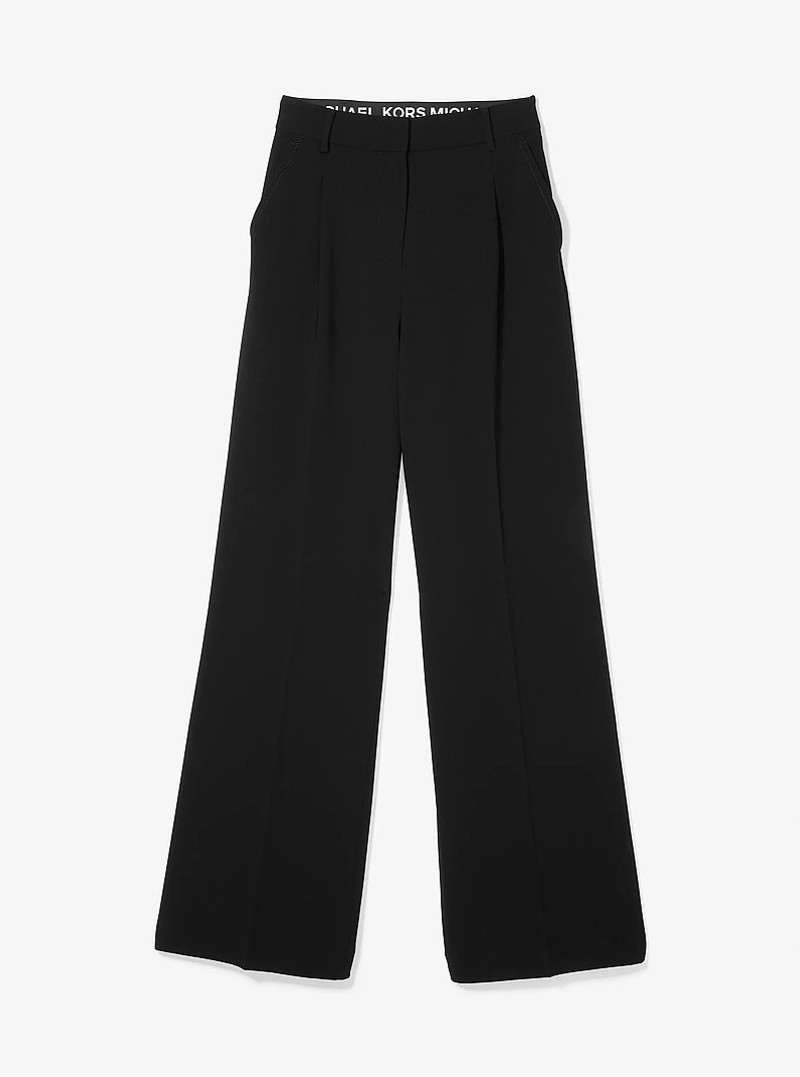 Crepe Wide-Leg Pants 3
