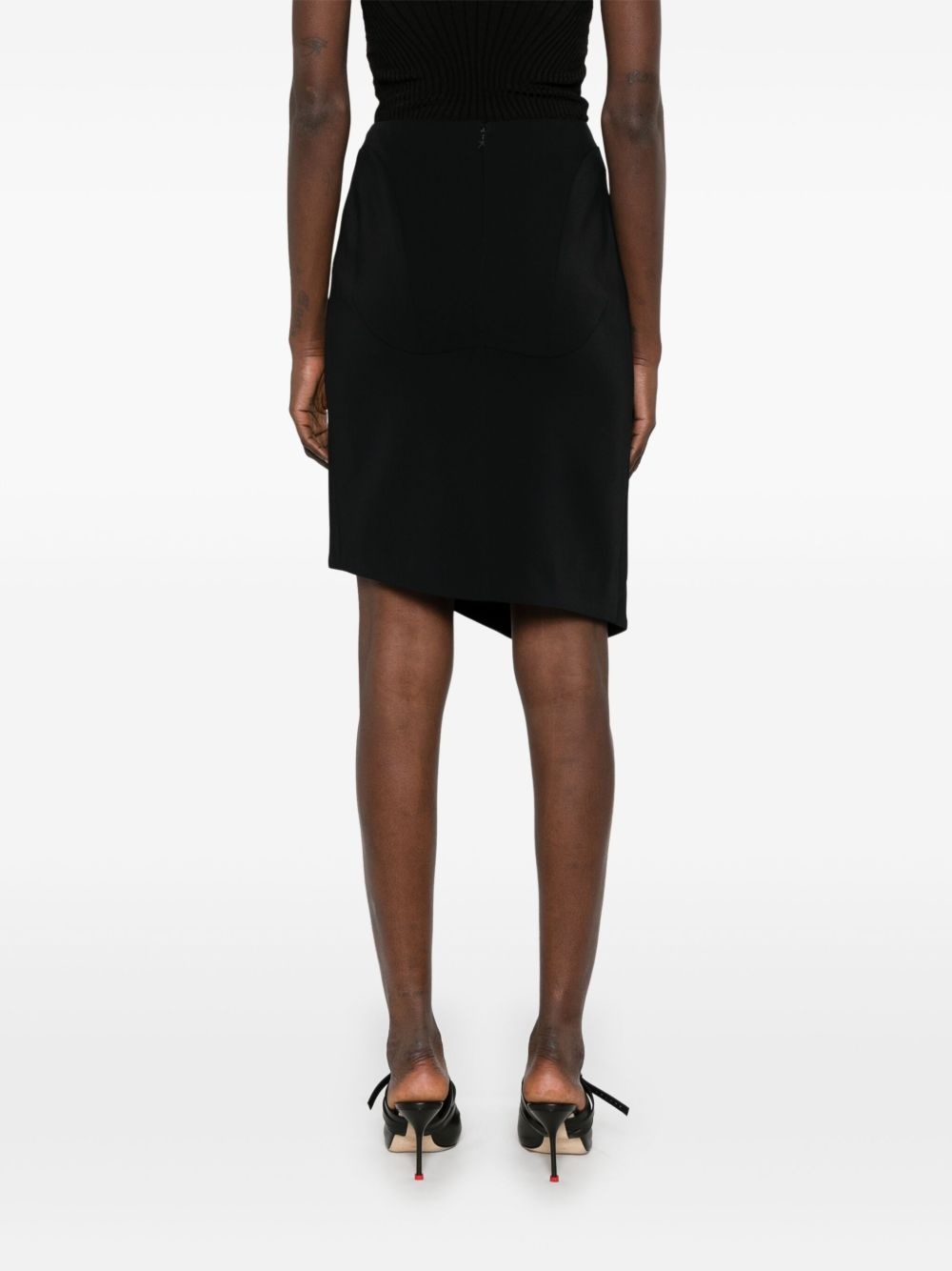 pierced midi skirt - 4