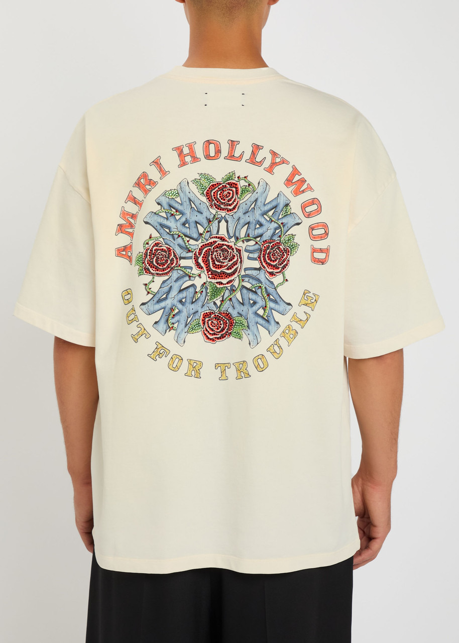 Amiri Out For Trouble Printed Cotton T-shirt - 3