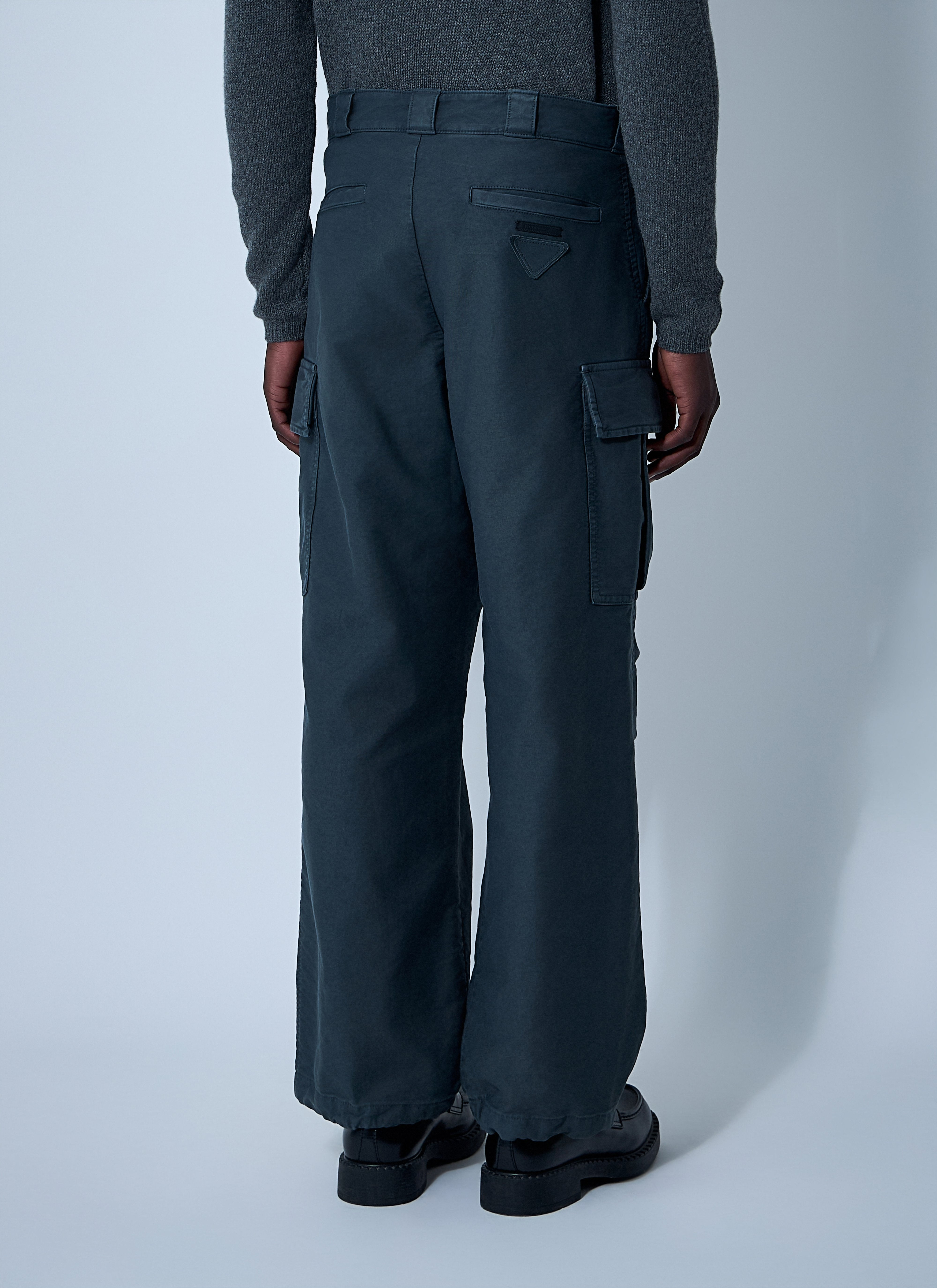 Prada Men Cotton Cargo Pants - 4