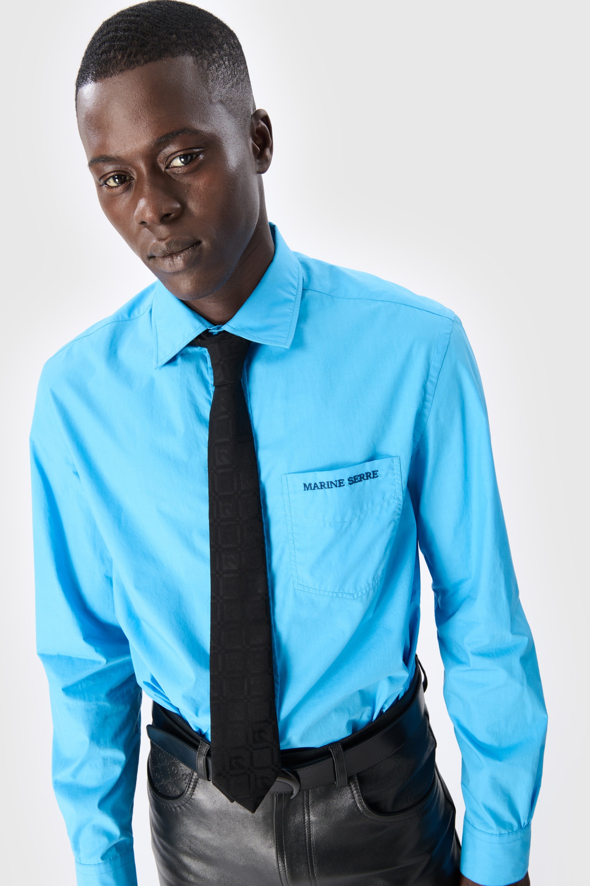 Regenerated Cotton Poplin Button Up Shirt - 4