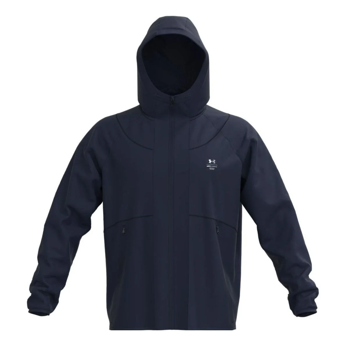 Under Armour Rush Fleece Full Zip Hoodie Jacket 'Blue' 1373806-410 - 1