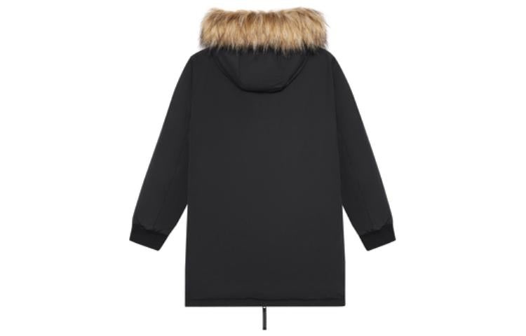 New Balance Fur Collar Warm Windproof Jacket 'Black Brown' AMJ23371-BK - 2