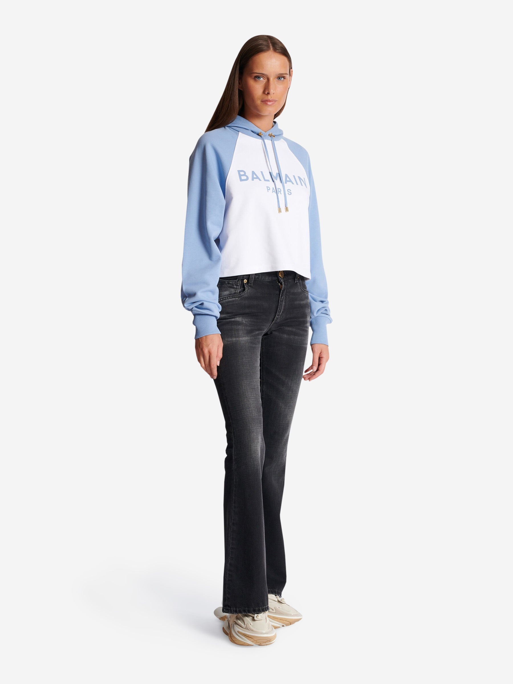 CROPPED LOGO SWEATSHIRT - 4