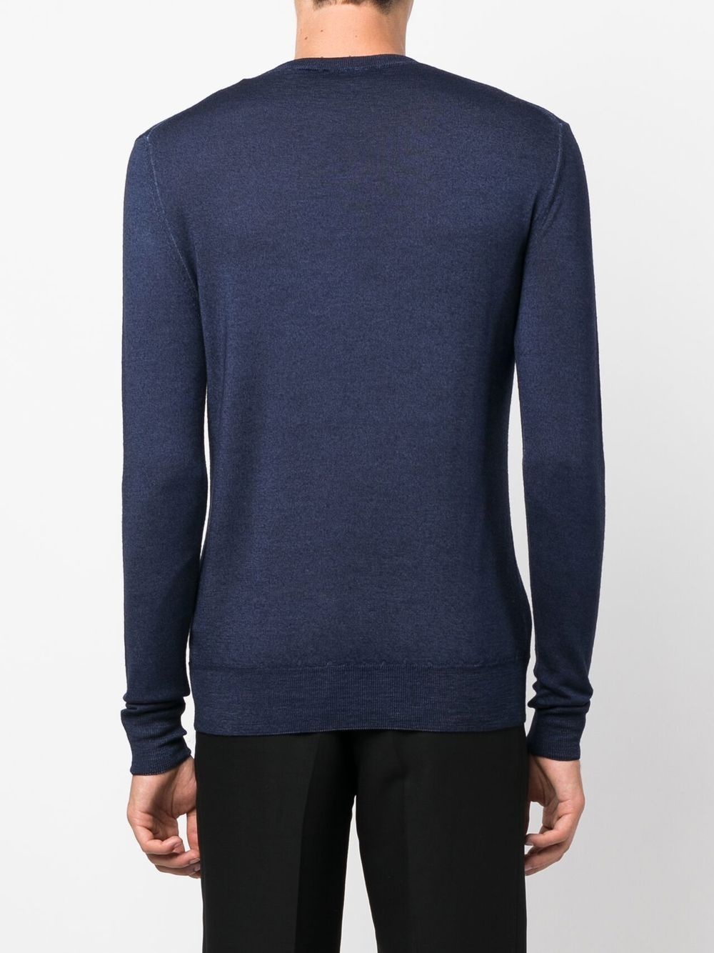 fine-knit slim-cut jumper - 4