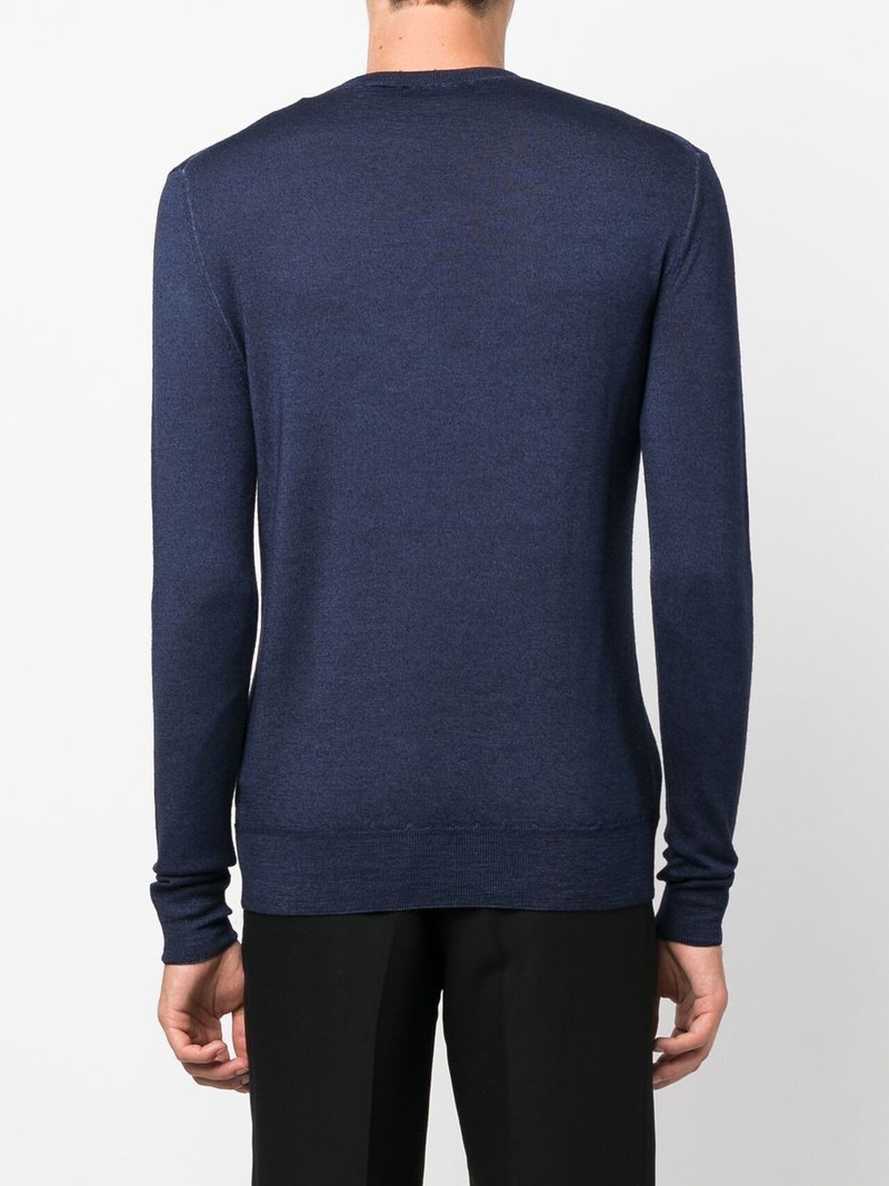 fine-knit slim-cut jumper 4