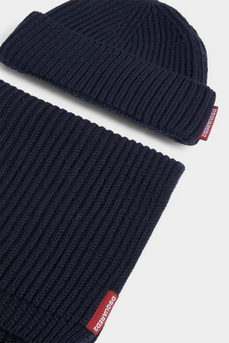 DSQUARED2 SCARF & HAT WARMY KNIT SET outlook