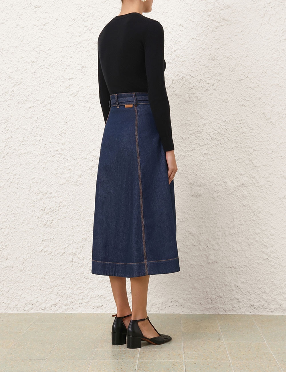 ILLUSTRATION A LINE SKIRT - 4