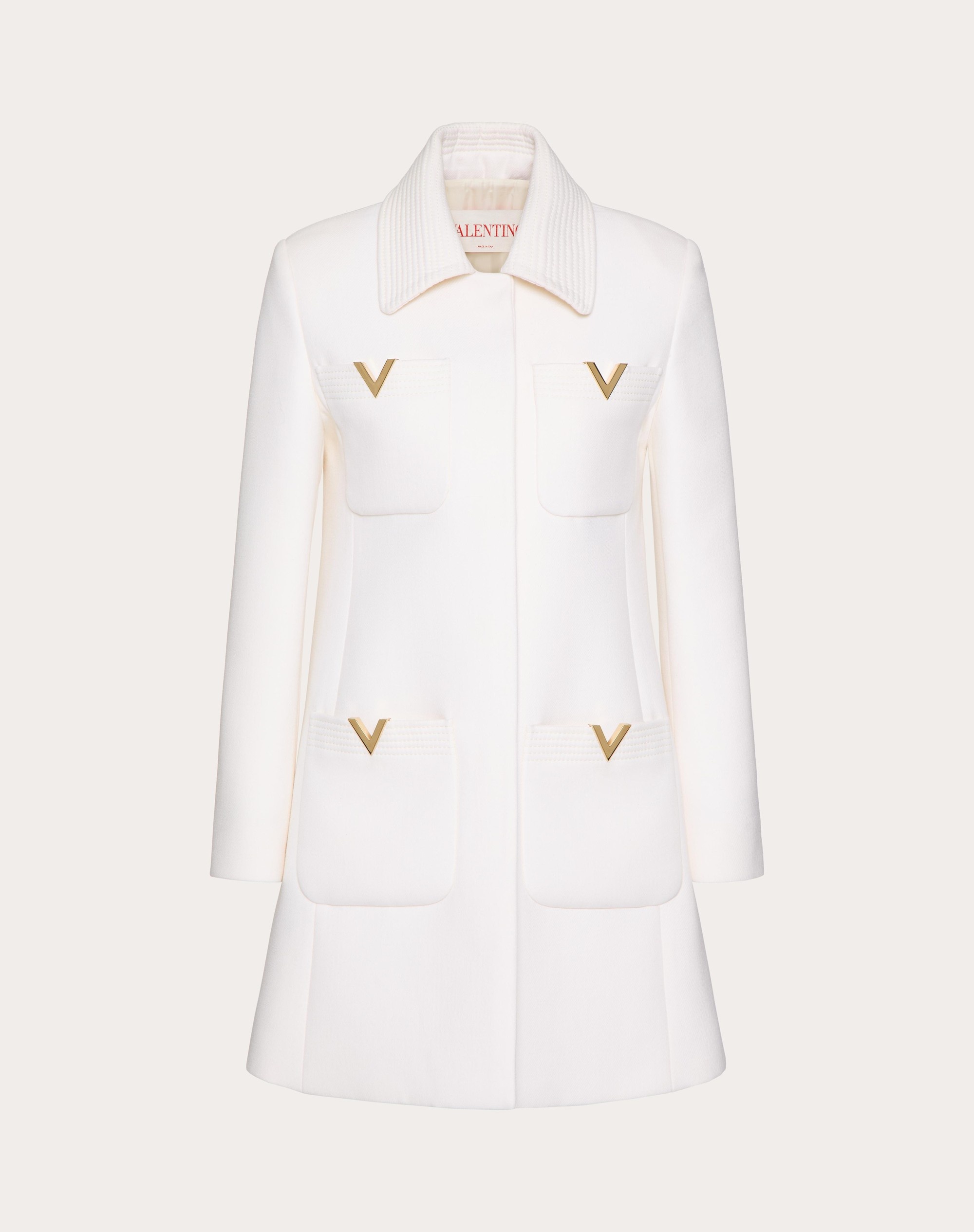 WORSTED WOOL COAT - 1