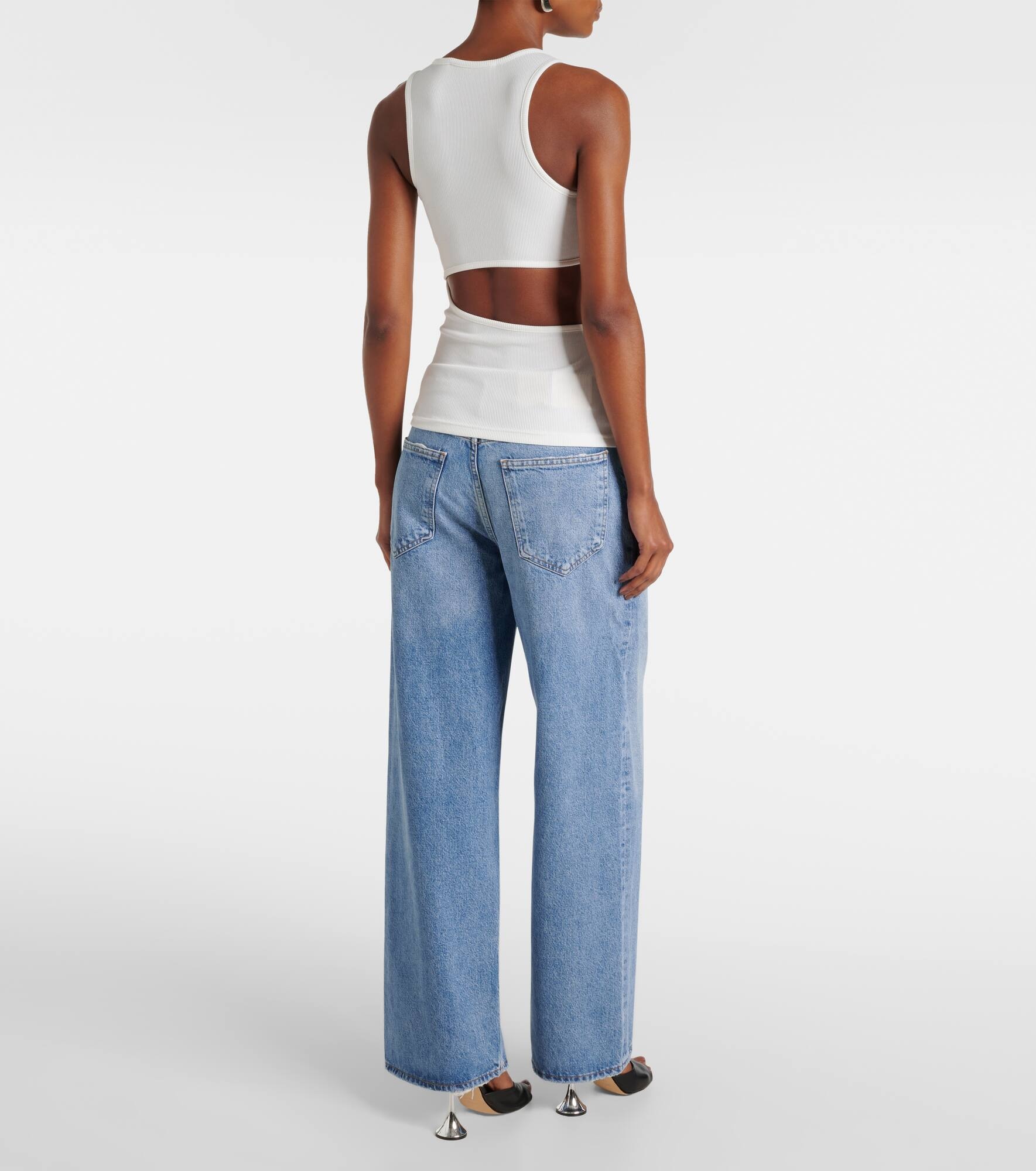 Arc Stone ribbed-knit tank top - 3