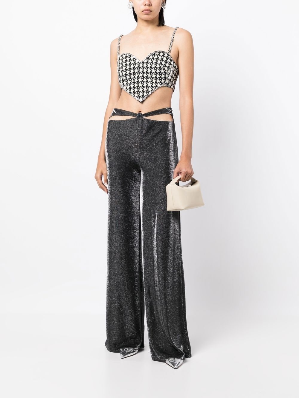 heart-shape spaghetti-strap top - 2