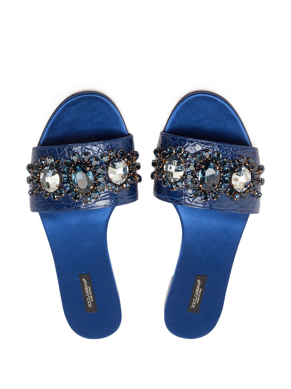 crystal-embellished sandals - 4