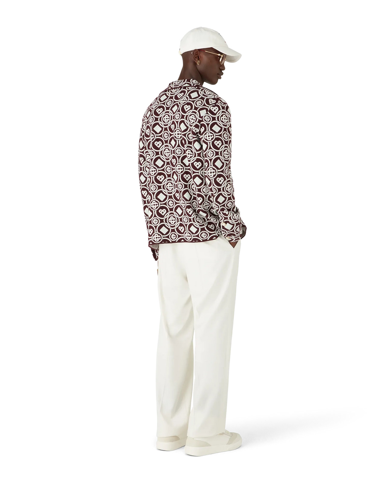 Monogram Cotton Knit Shirt | Casablanca Paris - 5