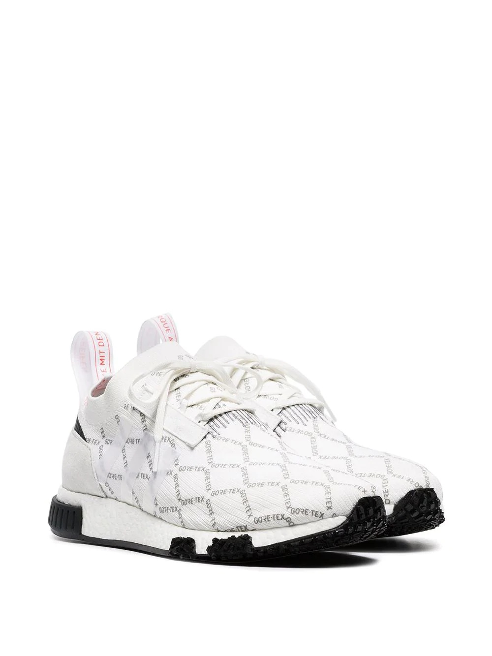 white GTX racer NMD trainers - 2